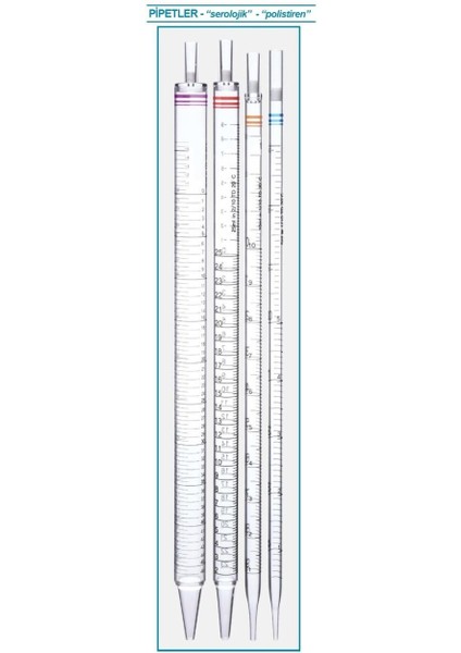 083.13.005 Steril Pipetler - Tek Kullanımlık - 5 ml (200 Adet)