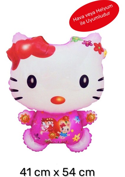 Kitty Sevimli Kedi Folyo Balon