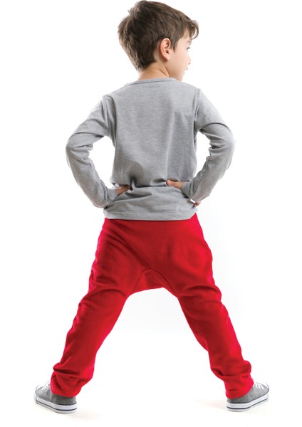 Ho Ho Yılbaşı Erkek Çocuk T-shirt Pantolon Takım modelleri