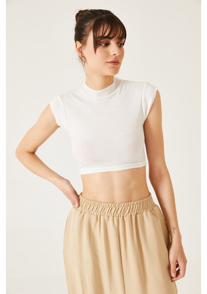 Kadın Dik Yaka Sıfır Kol Kaşkorse Bluz modelleri