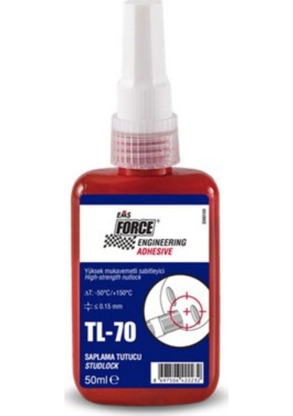 Ems Force Tl-70 Civata Sabitleyici Yüksek Kuvvet 50 ml