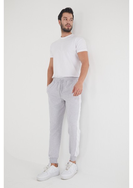 Erkek Regular Yan Panelli Paça Ribanalı Cepli Eşofman Altı fiyatları