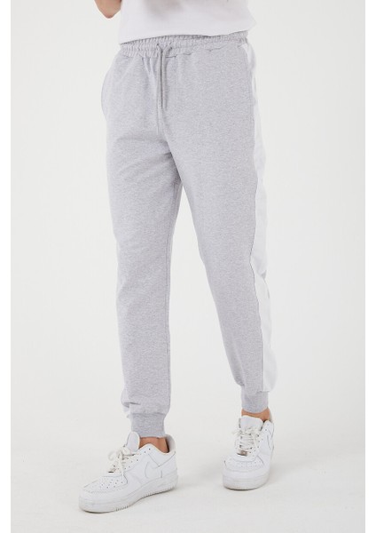 Erkek Regular Yan Panelli Paça Ribanalı Cepli Eşofman Altı fırsatları