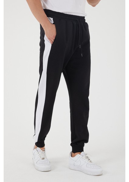 Erkek Regular Yan Panelli Paça Ribanalı Cepli Eşofman Altı fiyatları