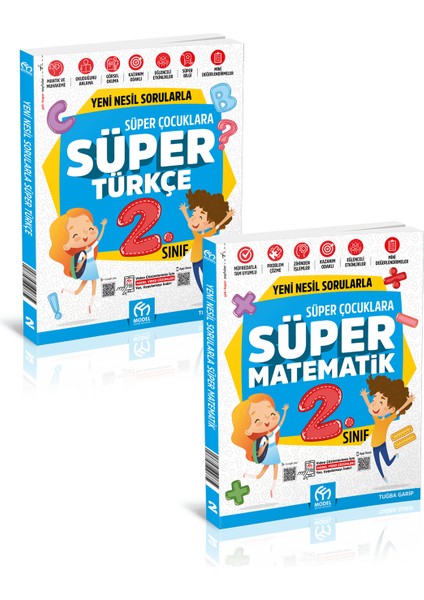 2. Sınıf Yeni Nesil Sorularla Süper Türkçe - Matematik