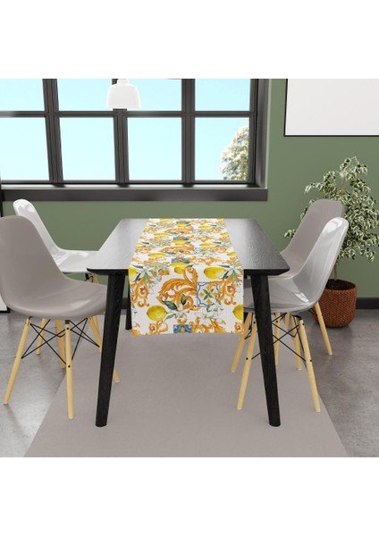 Limon Tasarımlı Runner 140 x 45 cm