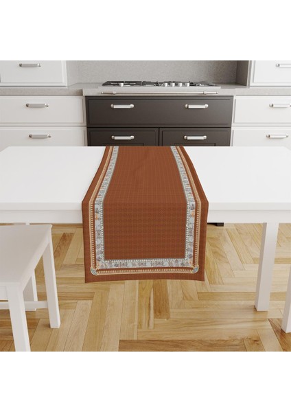 Kahverengi Runner 140 x 45 cm