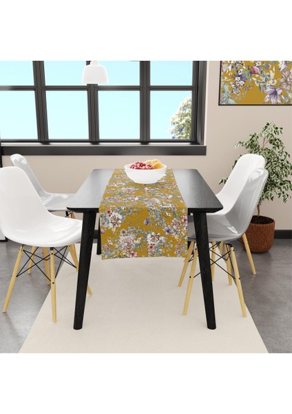 Colourful Flowers Runner 140 x 45 cm