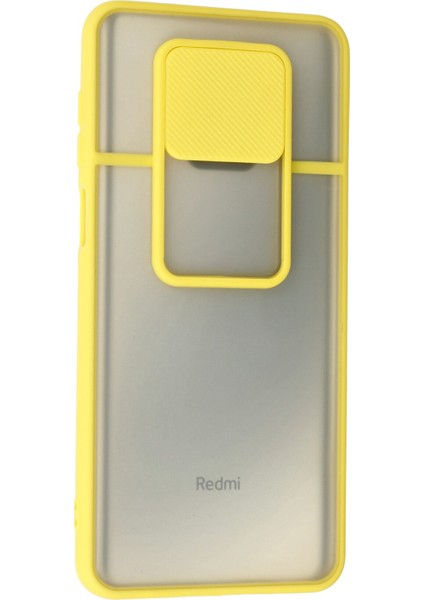 Xiaomi Redmi Note 9s Kılıf Palm Buzlu Kamera Sürgülü Silikon - Sarı 300099 modelleri
