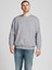 Büyük Beden Açık Gri-Melanj Erkek Sweat 12182567 1