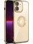 iPhone 11 Kılıf 5d Kamera ve Lens Korumalı Plating Logo Cut Arkası Şeffaf Silikon Flay Case 1