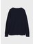 Düz Lacivert Erkek Çocuk Atlet Nlmnilas Ls O-Neck Knit 3