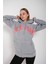 Kadın Newyork Baskılı Sweat Hırka 1