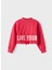 Kız Çocuk Kırmızı Sweatshirt Nkfnalıve Ls Crop Sweat Bru 2