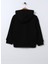 Düz Erkek Çocuk Siyah Sweatshirt JAXSK022 1