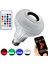 Yeni Nesil Bluetooth Hoparlörlü Kumandalı Rgb Akıllı LED Ampul 16 Renk Bluetooth Ampul 2