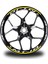 Sarı Yamaha mt 10 Takım Jant Sticker Etiket 1