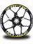 Sarı Yamaha mt 10 Sp Takım Jant Sticker Etiket 1