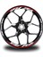 Kırmızı Yamaha R6 Takım Jant Sticker Etiket 1