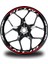 Kırmızı Yamaha mt 10 Takım Jant Sticker Etiket 1