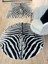 Zebra Desenli Dekoratif Halı 3