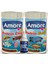 Elite 50-Protein Red Algae Chips ve 48-Protein Garlic 250ML Malawi Balık Yemi ve Contrablue 1
