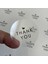 Kuşe Sticker - Thank You - 4 x 4 cm Karışık 2