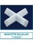 057.06.037 Manyetik Balık - Artı Biçimli - 37 x 37 mm (1 Adet) 1
