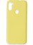 Samsung Galaxy M11 Kılıf Nano Içi Kadife Silikon - Sarı 300099 1