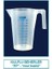 026.04.903 Beher - Kulplu - P.p - Kısa Form - Mavi Skala - 3000 ml (1 Adet) 1