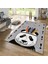 _Decor Şirin Panda Halı, Dijital Baskılı Kaymaz Taban Çocuk Odası Halısı, Sevimli Kreş Halısı 1