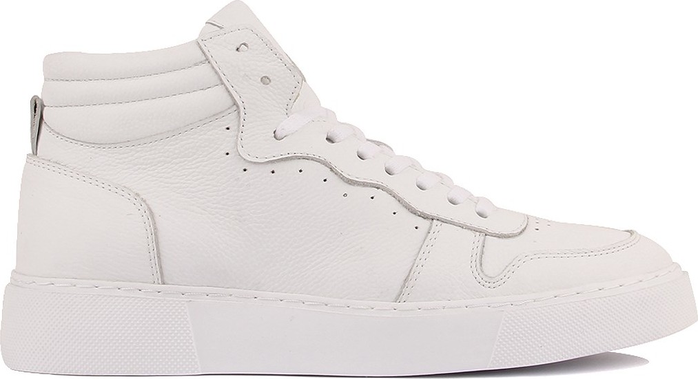 Sail Laker's - Beyaz Deri Bağcıklı Unisex Bot 102-8015-HE1065 görsel 4