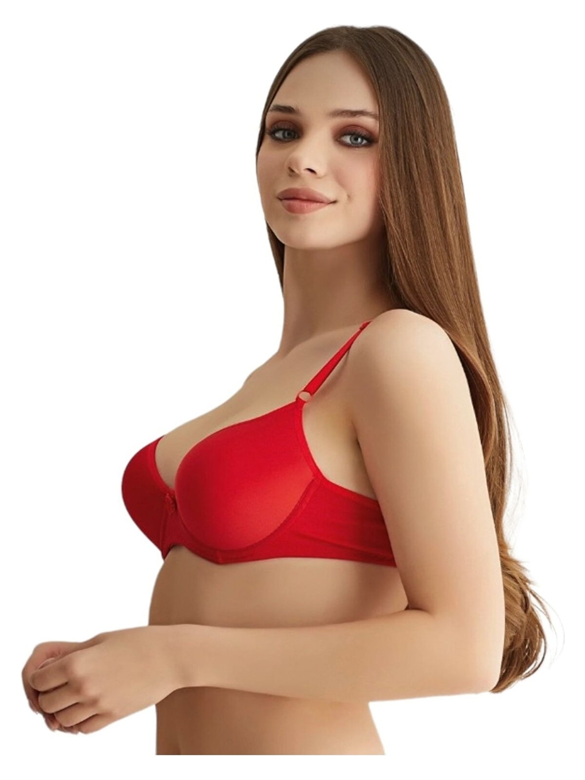 Moda Lady Kadın Dolgulu Telli Günlük Sütyen - Görsel 10