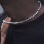 The Steel Tilki Kuyruğu Erkek Çelik Kolye Zincir 3mm 55CM