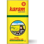 Karam Rafine Yemeklik Pamuk Yağı 5 lt Türkiye Menşeli Berrak Görünümlü Özellikli Yağ