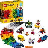 LEGO® Classic Yapım Parçaları ve Tekerlekler 11014 Genç Zihinleri Harekete Geçirecek Eğlenceli Tekerlekli Modeller İçeren Yapım Seti (653 Parça)