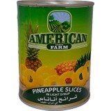 American Green Farm Dilimlenmiş Ananas Konservesi 565 gr