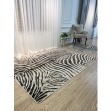 Brillant Zebra Desenli Dekoratif Halı