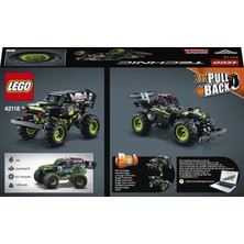 LEGO Technic Monster Jam® Grave Digger® 42118 - 7 Yaş ve Üzeri Canavar Kamyon Oyuncaklarını Seven Çocuklar için Koleksiyonluk Yaratıcı Oyuncak Model Yapım Seti (212 Parça)