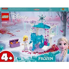 LEGO # Disney Elsa ve Nokk#un Buz Ahırı 43209 - 4 Yaş ve Üzeri için Hayal Gücünü Geliştiren İnşa Edilebilen Oyuncak Yapım Seti (53 Parça)