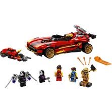 LEGO NINJAGO® Legacy X-1 Ninja Turbo Otomobili 71737  - Çocuklar için Ninja Motorsiklet Oyuncak Yapım Seti (599 Parça)