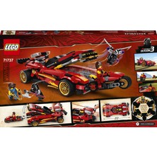 LEGO NINJAGO® Legacy X-1 Ninja Turbo Otomobili 71737  - Çocuklar için Ninja Motorsiklet Oyuncak Yapım Seti (599 Parça)