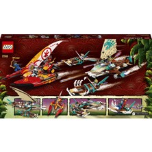 LEGO NINJAGO® Katamaran Deniz Savaşı 71748 Yapım Seti; Katamaran Oyuncakları İçeren Ninja Oyun Seti (780 Parça)