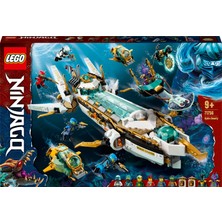 LEGO NINJAGO® Hidro Gemi 71756 - 9 Yaş ve Üzeri Çocuklar İçin NINJAGO Kai ve Lloyd#u İçeren Yaratıcı Oyuncak Yapım Seti (1159 Parça)