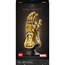 LEGO Marvel Sonsuzluk Eldiveni 76191 - Yetişkin Süper Kahraman Sevenler İçin Yaratıcı Oyuncak Yapım Seti (590 Parça)