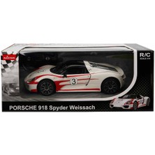 Rastar 1:14 Uzaktan Kumandalı Porsche 918 Spyder Weissach Işıklı Araba 32 cm - Beyaz