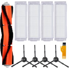 Mija Xiaomi Vacuum Mop 2 Pro (MJST1SHW) Siyah Uyumlu 10 Parça Filtre Fırça Seti