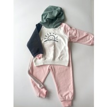 Boncuk Bebe 3 Lü Parlak Yelekli Eşofman Takımı