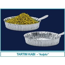 Isolab 037.24.065 Alüminyum Tartım Kabı - Tutamağı ile - 65 mm Çap - 16 mm H (100 Adet)