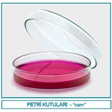 Isolab 081.01.120 Petri Kutusu - Cam - 120 x 20 mm (18 Adet)